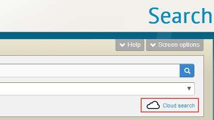 Searching the Cloud (OER) Users can also search the cloud directly for relevant content. To perform a Cloud search 1.