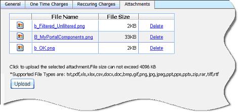 Assets 4-9 Attachments Tab When opened, a list of currently attached files displays, Figure 4-5. Figure 4-5 Attachments Tab Adding an Attachment To add an attachment, complete the steps below.