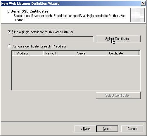 The following three figures show you how to import SSL certificate in the listener. 75.