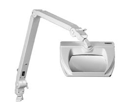 LED Magnifiers LED-LARGE-VIEW ILLUMINATED MAGNIFIER 3-diopter rectangular-shaped lens High quality, crown optical glass lens 171 x 108 mm with 3 diopters for comfortable vision.