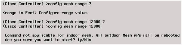 Displaying Mesh Range Details Figure 9-9