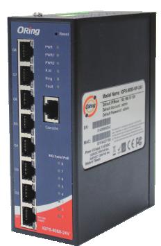 Ethernet Switch DIN-Rail Managed Gigabit PoE Ethernet Switch v1.