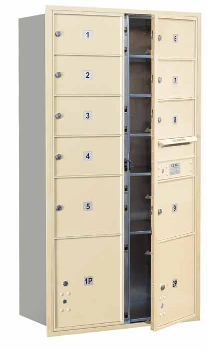 Front Loading - 20 MB1 Doors and 2 Parcel Lockers Front Loading - 9 MB1 Doors and one Parcel Locker 4C ST