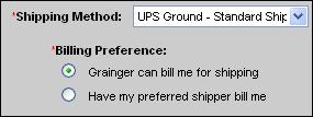 Important: When a customer has prepaid shipping, the order is shipped UPS Ground Standard