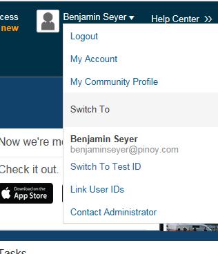 Administrator can create test account usernames for all other users needing access to the test account.