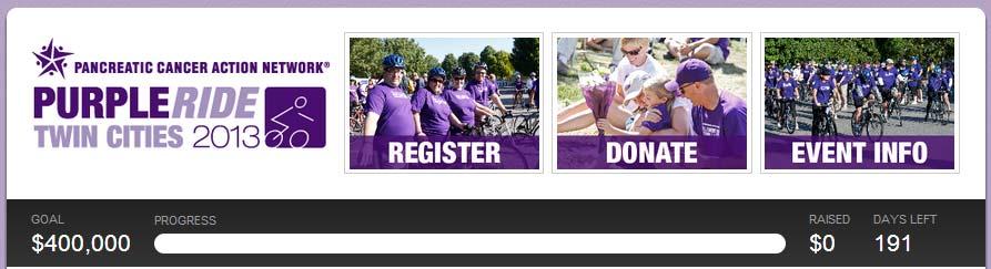 Registering for PurpleRide To register for PurpleRide, click on the REGISTER button on the