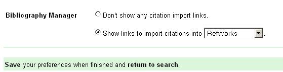 Importing from Google Scholar (1) 1.