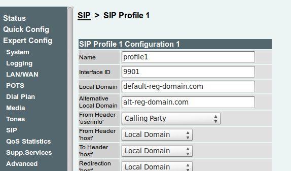 In the SIP Profiles section click on Modify, and set the From header user info parameter to