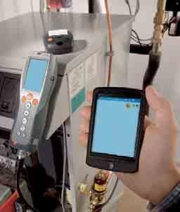 User-friendly, portable data management for flue gas analysis The testo easyheat and easyheat.