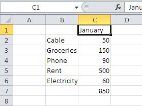 Instead of typing out the months of the year yourself, Excel can automatically enter that information for you.