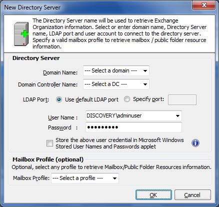 CHAPTER 2 Configure ARKES 2.5 Add a Directory Server You have to specify the directory server and mailbox profile (optional) information for adding a directory server in ARKES.
