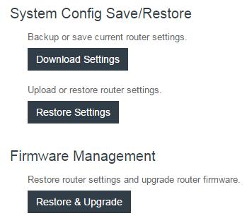 Automatic Firmware Check: Have the router download the file and perform the upgrade with no user interaction. Manual Firmware Upload: Upload the router firmware from an attached computer.