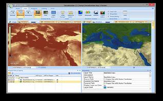 TerraBuilder TerraBuilder is a 3D terrain database creator with professional-grade tools for manipulating and merging aerial photos, satellite images, and digital