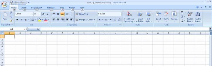 When you open Microsoft Excel, you will