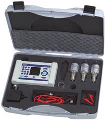 case I Available pressure ranges: see specifications on page 3 Calibration case with model CPH6000 ProcessCalibrator and model CPP30 hand test pump for pressures -0.