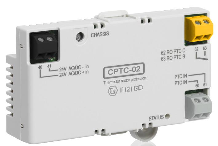 OPTIONS FOR ABB DRIVES CPTC-02 ATEX-certified thermistor