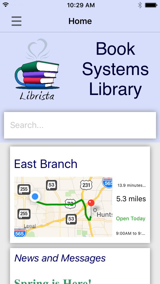 Librista for Apple Librista for Apple gives you and your patrons easy and engaging ways to find items and community posts while