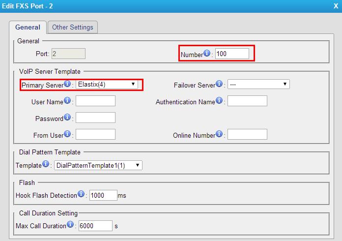Path: Gateway VoIP Settings VoIP Server Settings The default dial pattern is set as ".", which allows you to dial any number out. In this guide, we will remain the default setting.