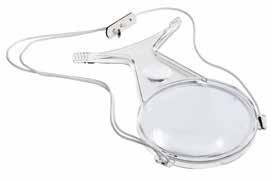 plug Pocket Magnifier This handheld multi-power LED Pocket Magnifier has three magnifying strenghts: 6x