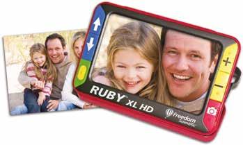 Ruby XL 5" HD 5-inch widescreen 2 to 14 times magnification Two position