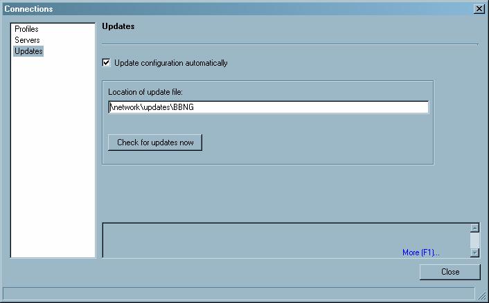 Setting Up Profiles 4 Configure Profile Updates 11 Specify the Active Workspace Server After you have specified the active profile, you must specify the default SAS Workspace Server that will be used