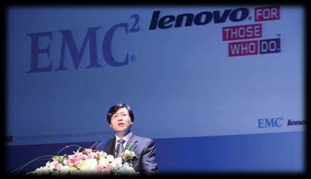 Lenovo & EMC Strategic Partnership Partnership announced in August 2012 including: Joint