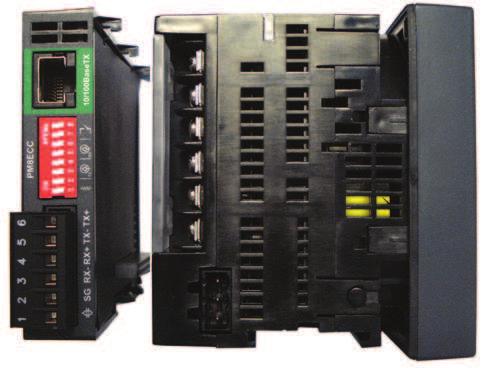 DB119012 DB119011 PowerLogic PM870 with ECC module (bottom view ECC module (front view) DB119013 ECC module (side view