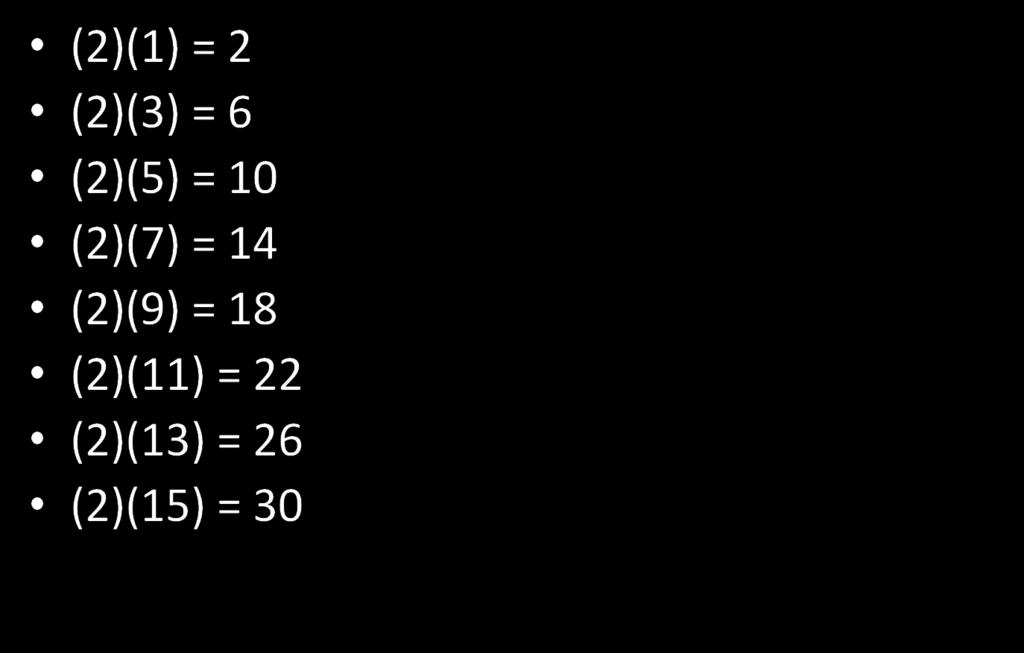 Prove the following inductively(showing at least three examples) and then prove it deductively: An odd number times an even number is even.