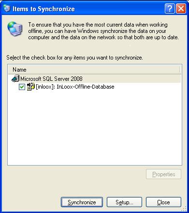 Initialize a client created subscription Proceed as follows: 1. Open the Windows Explorer on your Client 2. Click on Synchronizing in the Extra menu 3.