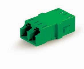 LC One Piece Adapter SNR/SNR HU AKE offers both an external and internal shutters for adapters to shield potentially harmful light.