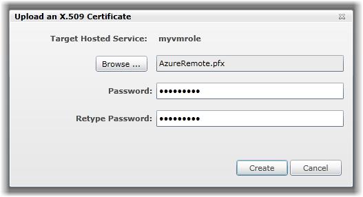 Figure 52 Configuring service certificates 5. In the Upload an X.