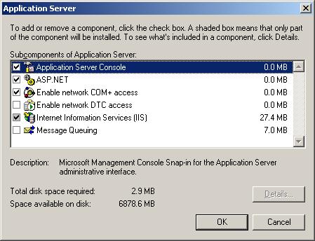 Information Server is installed in Control Panel > Add /