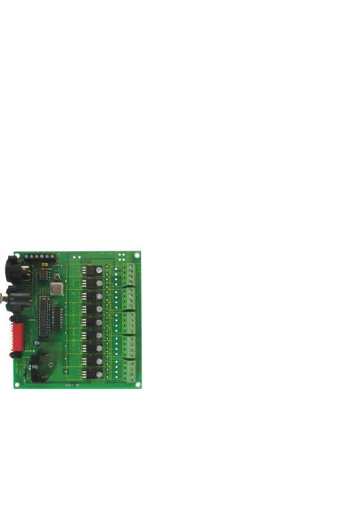 echnical DMX Duo Motor Driver Board Address DMX Channel 5 DMX Channel 5 activates the open collector output driver, switches board output 9 ON or OFF.