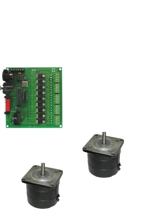 DMX Duo Motor Driver Motor Connections * NOE MAX Load = 9 Amps total per Driver Board Oriental Motor Manufacture Unipolar ype (6 Wire) 1.