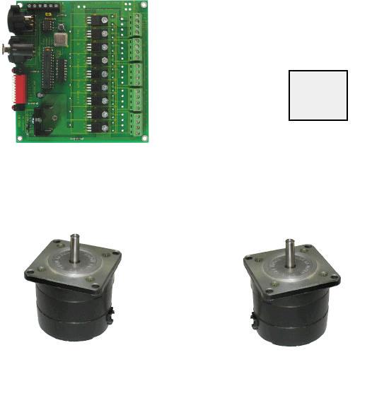 DMX Duo Motor Driver echnical Optional Board Ch9 Connection Figure 3 Board Electronics Power Supply Motors Power Supply 912 VDC @ 1 Amp 56 VDC @ 10 Amp Ch9 A B Optional: Main Power Relay ON / OFF to