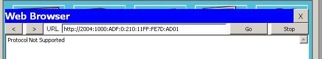 Using Packet Tracer a scenario is created where end devices have IPv4 and IPv6 address both. When a IPv4 based URL request is sent through the browser, in the response IPv4 based web page is seen.