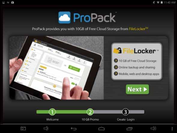 File Locker (through the CloudLink productivity suite of Apps) - Manage your storage of all types of digital media and