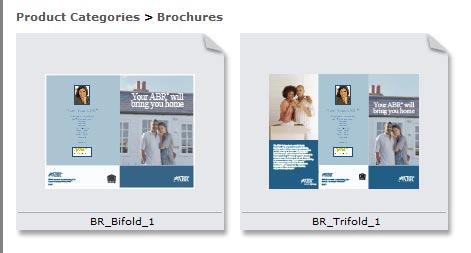 Category Brochures The brochures category offers bi-fold and tri-fold items