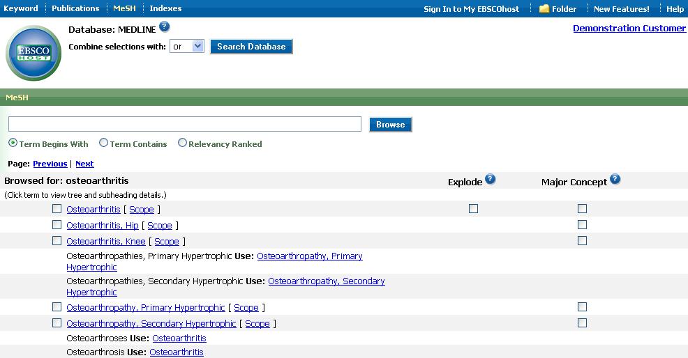 Searching MeSH Medical Subject Headings (MeSH) is the National Library of Medicine's controlled vocabulary thesaurus.