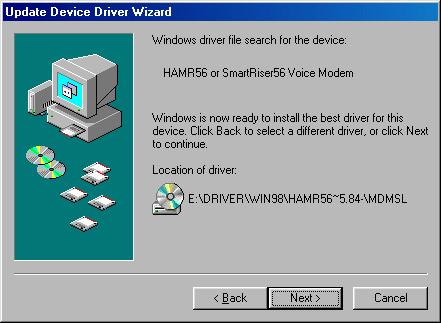 7.Windows will automatically copy the driver files and related files into your system.