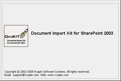 User Manual DocKIT for SharePoint-2003