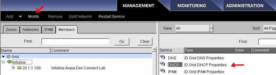 4. In the Restart Service popup that appears, select Restart services (if needed) and click OK. Define Option 176 5.