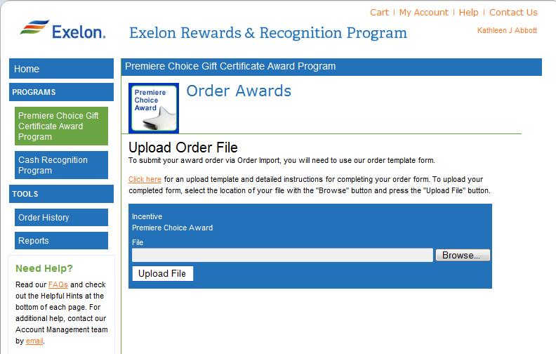 16 Process for Premiere Choice Gift Certificate Awards Here is where you can review the shipping information for