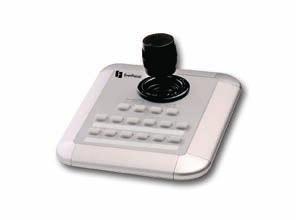 EKB 500 - multi-function keyboard EKB 200 - USB 3D joystick controller Keys: 48 Joystick: 3D PTZ function control Jog/Shuttle: DVR control Display: LCD 2 lines with 20 characters each Baud rate: 1.