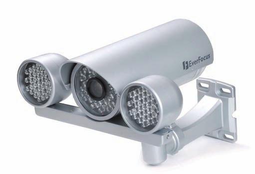 IP Cameras Illustration: EZN 850 with additional IR illuminator kit EIR 100 EZN 850-1/3 IP outdoor IR camera with motorised lens, H.