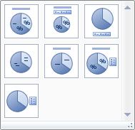 FORMATTING A PIE CHART When the pie chart is selected three contextual tabs appear above the ribbon giving access to various chart tools.