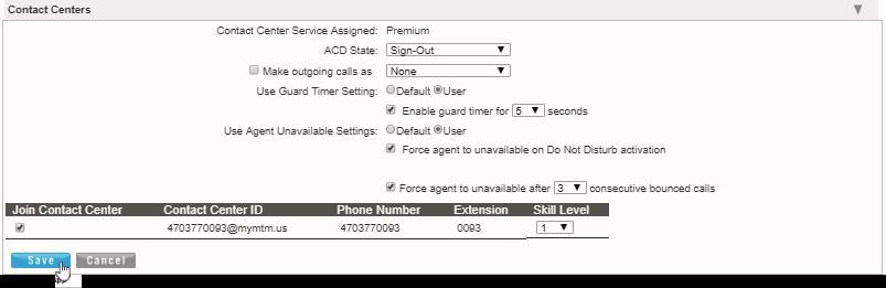 DELETE FIND ME SEQUENTIAL RING While viewing the Find Me Sequential Ring settings dialog: 1. Click the Delete link next to an item in the Sequential Ring Criteria List section to remove the selection.