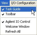 4. If the Task Guide view is not displayed, select View > Task Guide. 5.