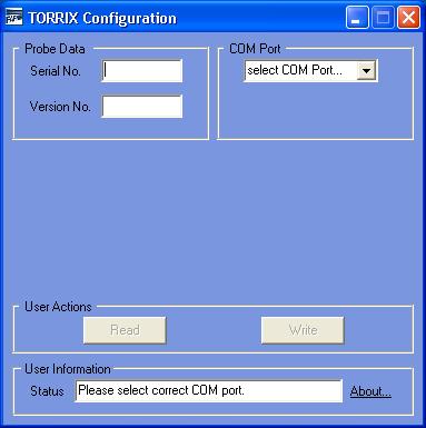 2 Requirements (1) Computer with Microsoft Windows XP or newer operating system (32/64 bit) (2) PC interface for the TORRIX M12 probe (e.g. FAFNIR USB Adapter) (3) For TORRIX C/SC: FAFNIR USB Adapter [TORRIX] Part no.