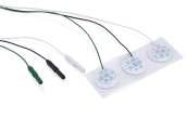 040-001141-00 3-Lead ECG wires, Telemetry, AHA, Clip, 8 m,